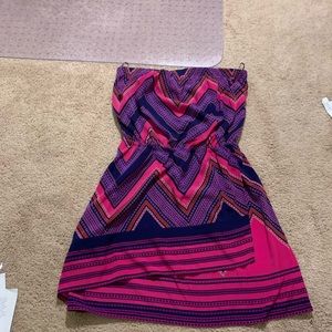 Express women’s strapless dress